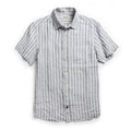 The Short Sleeve California in Grey Stripe