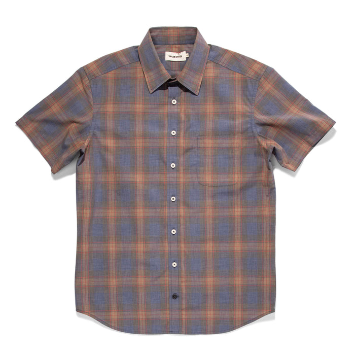 The Short Sleeve California in Melange Plaid