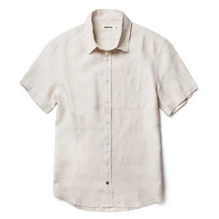 flatlay of The Short Sleeve California in Natural Hemp