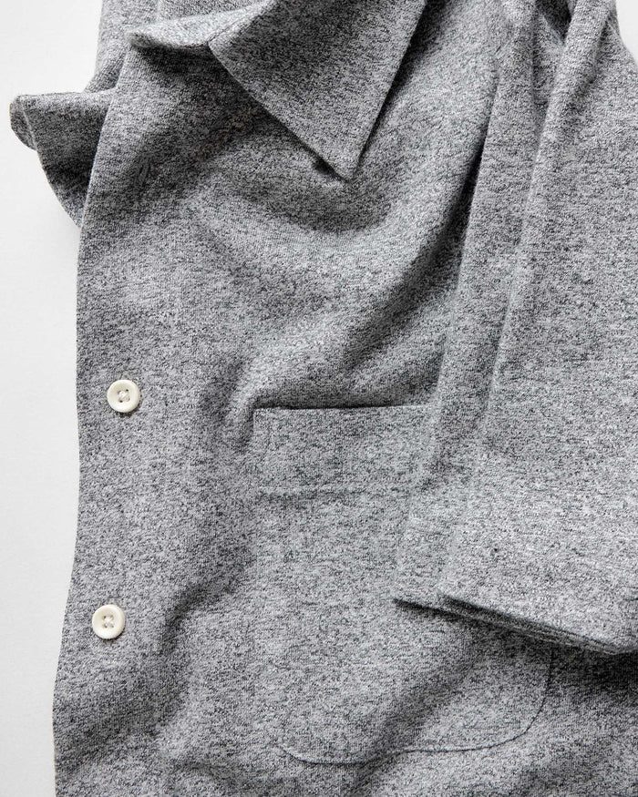 material shot of The Short Sleeve California in Pepper Twist folded