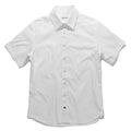 The Short Sleeve California in White Poplin