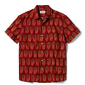 flatlay of The Short Sleeve Hawthorne in Rust Floral