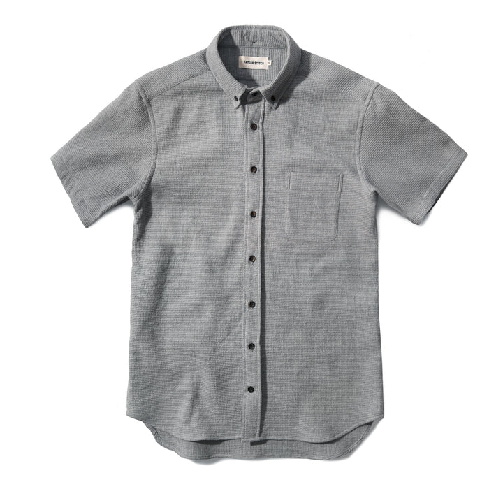 The Short Sleeve Jack in Ash Waffle
