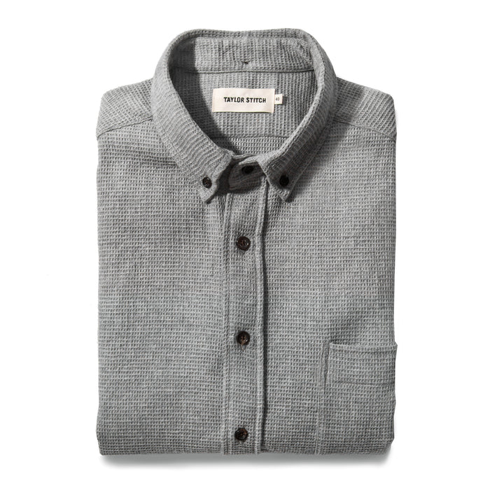 The Short Sleeve Jack in Ash Waffle