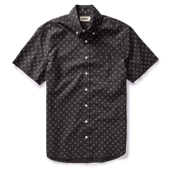flatlay of The Short Sleeve Jack in Asphalt Dot