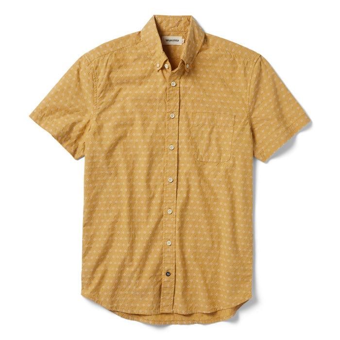 flatlay of The Short Sleeve Jack in Gold Diamond
