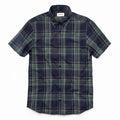 The Short Sleeve Jack in Green Madras