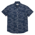 The Short Sleeve Jack in Indigo Jacquard Camo
