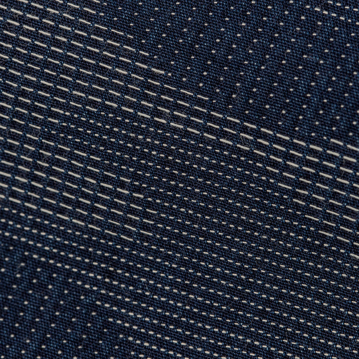 The Short Sleeve Jack in Indigo Jacquard Camo