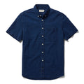 flatlay of The Short Sleeve Jack in Indigo Seersucker
