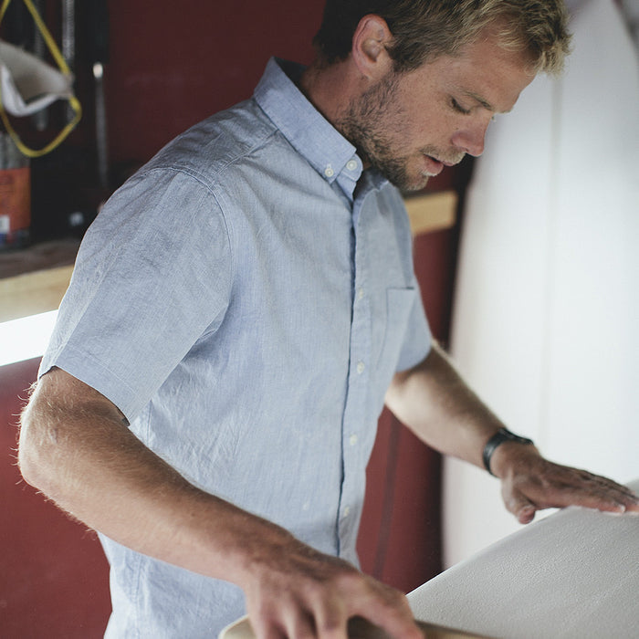 The Short Sleeve Jack in Light Blue