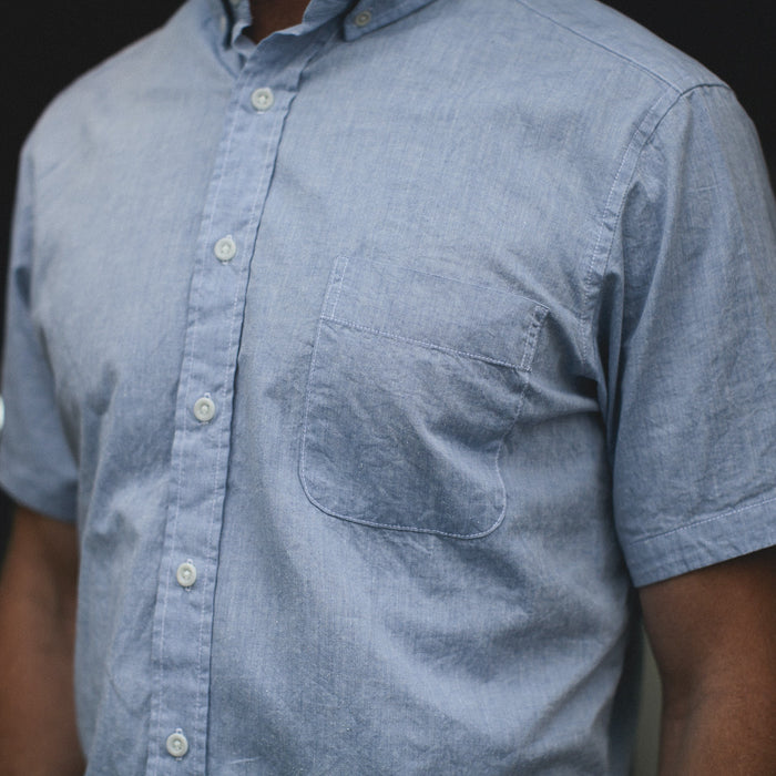 The Short Sleeve Jack in Light Blue