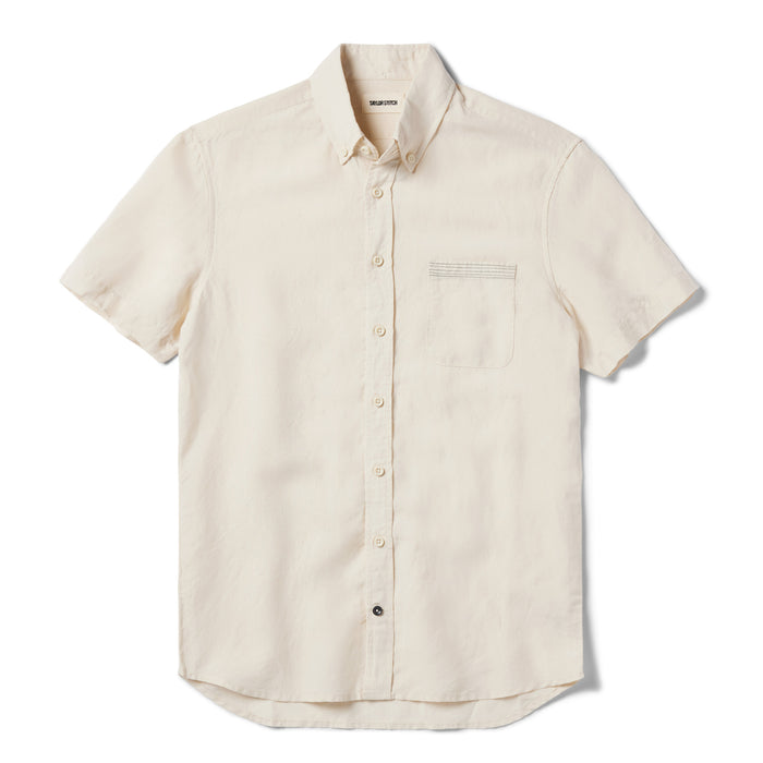 flatlay of The Short Sleeve Jack in Natural and Espresso