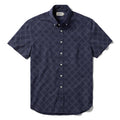flatlay of The Short Sleeve Jack in Navy Diamond