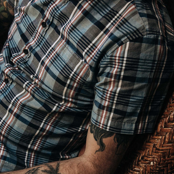 Fit model close up lounging on chair