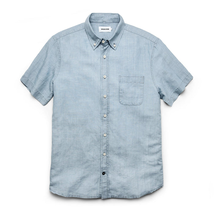 The Short Sleeve Jack in Sun Bleached Linen