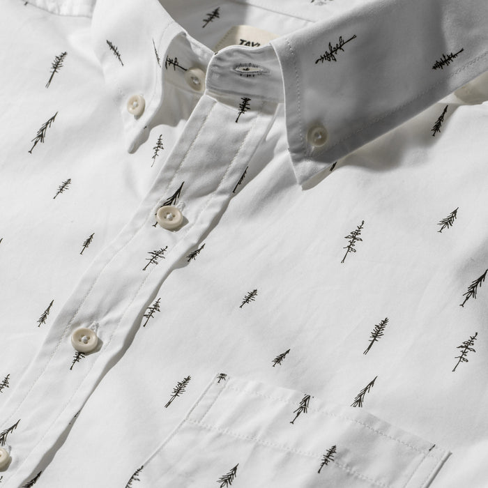 The Short Sleeve Jack in Tree Top Poplin