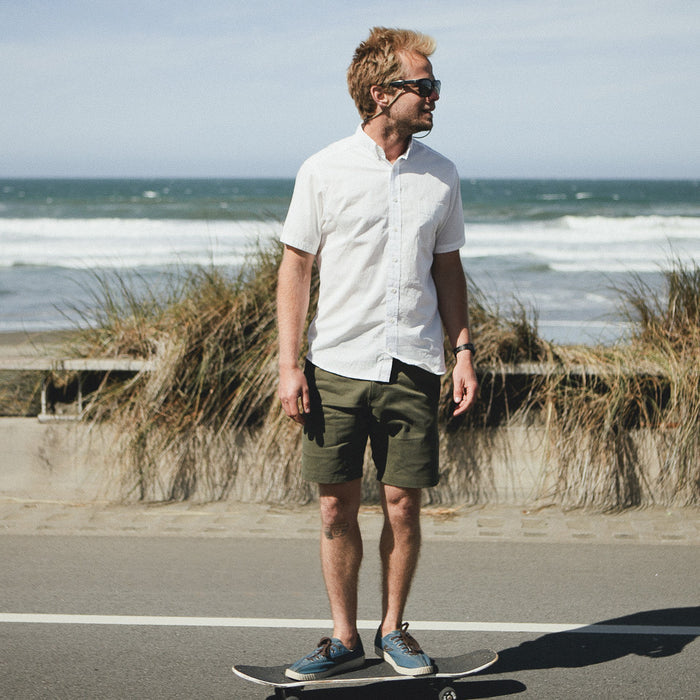 The Short Sleeve Jack in White