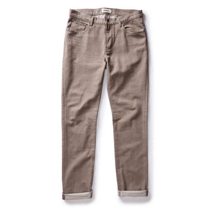 flatlay of The Slim All Day Pant in Silt Broken Twill, shown in full