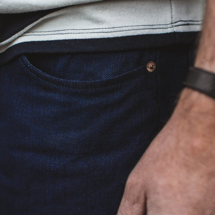The Slim Jean in Double Indigo Standard