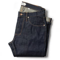 folded flatlay of The Slim Jean in Organic Selvage