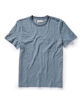 flatlay of The Organic Cotton Tee in Dyed Indigo