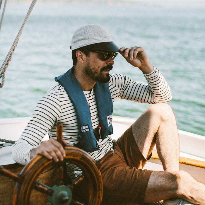 The Sun Cap in Natural Linen