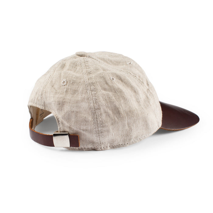 The Sun Cap in Natural Linen