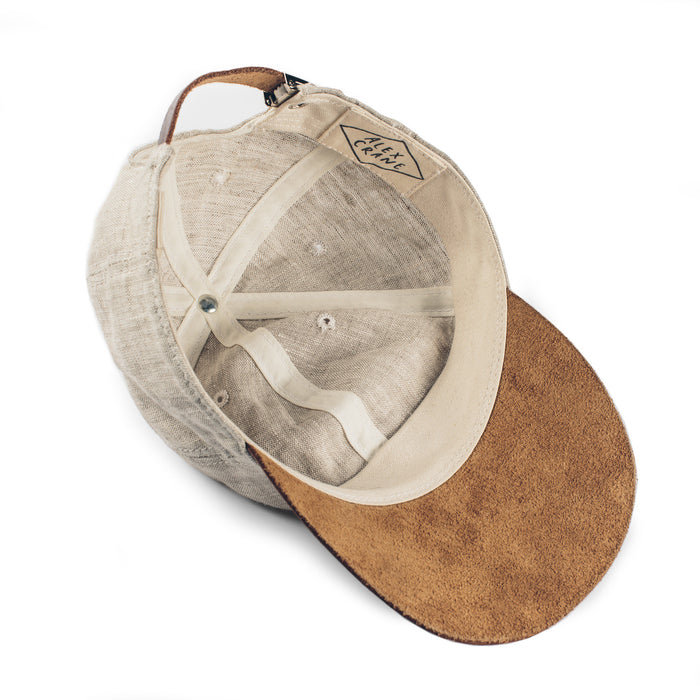 The Sun Cap in Natural Linen