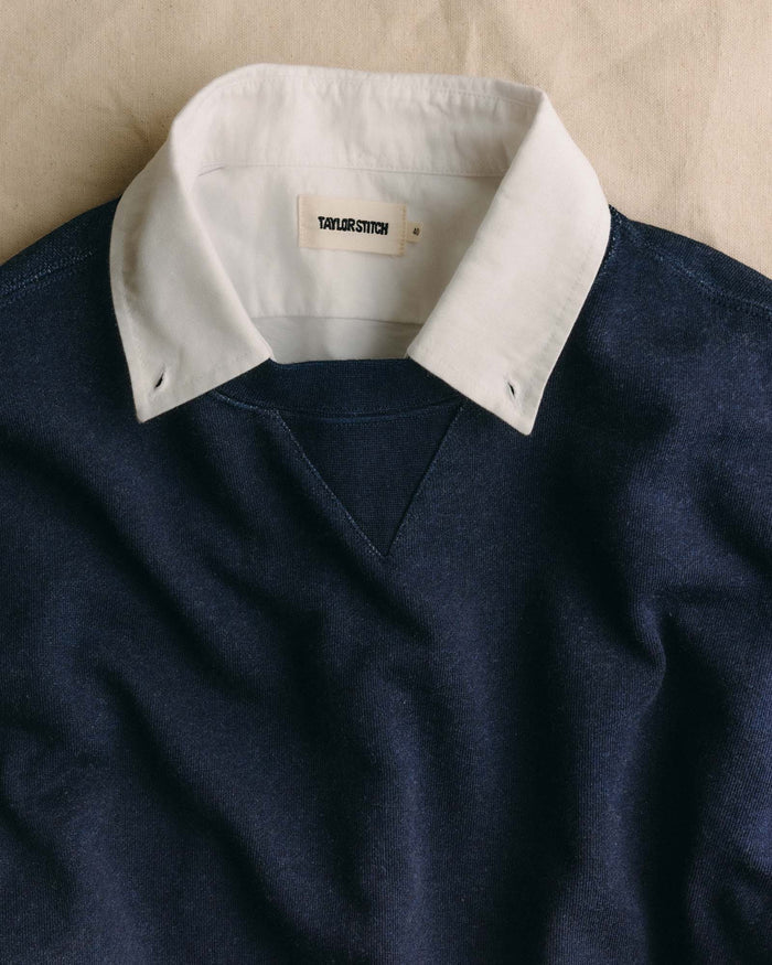 fit model in The Apres Crew in Indigo Terry