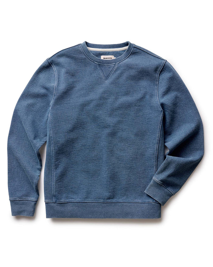flatlay of The Apres Crew in Washed Indigo Terry