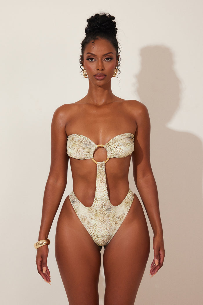 The Tamila Swimsuit in Leopard Print