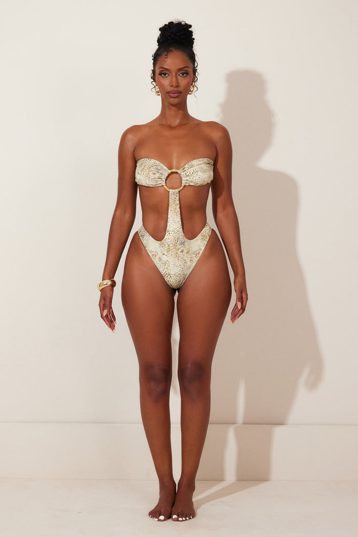 The Tamila Swimsuit in Leopard Print