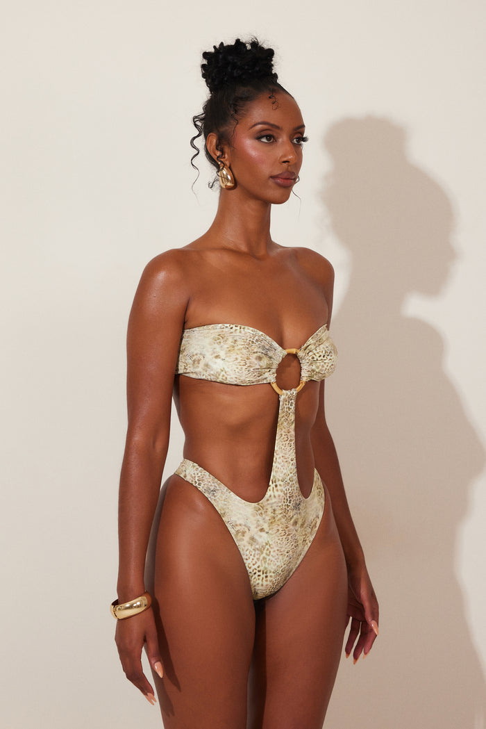 The Tamila Swimsuit in Leopard Print