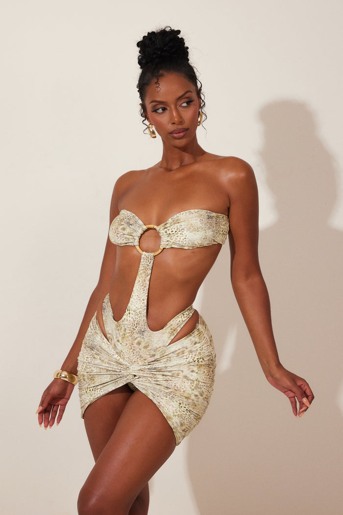 The Tamila Swimsuit in Leopard Print