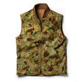 flatlay of vest, camo side