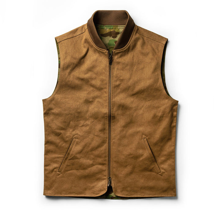 flatlay of vest