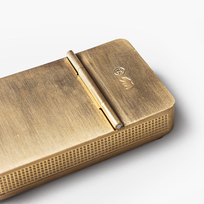 editorial image of TS detailing on The Tinder Box in Brass