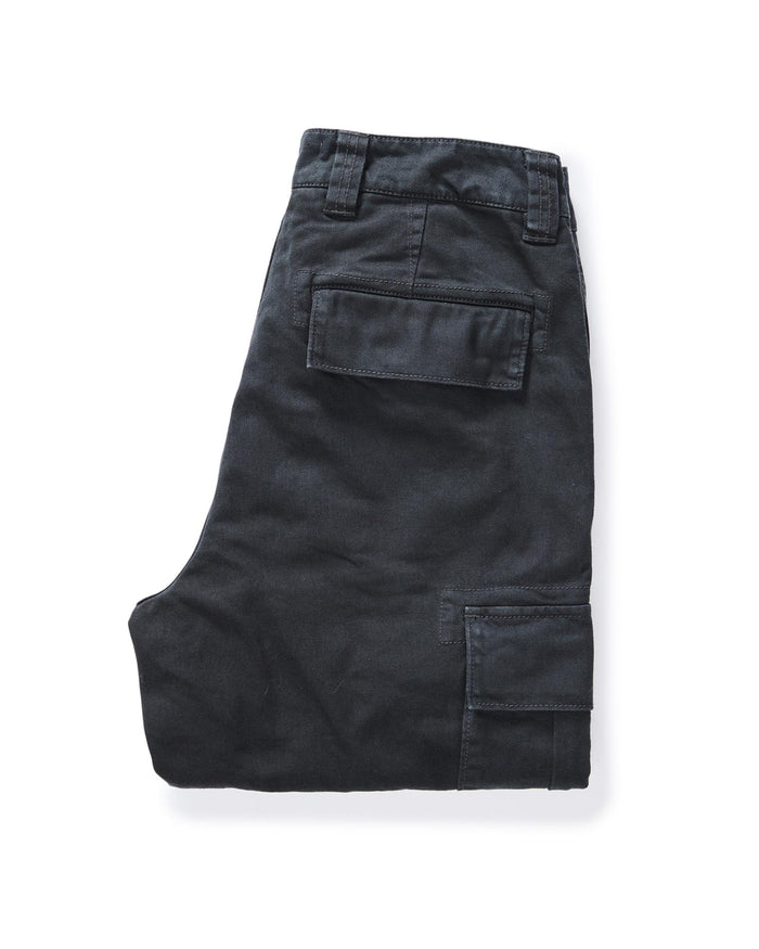 flatlay of the back of The Tommie Pant in Faded Black