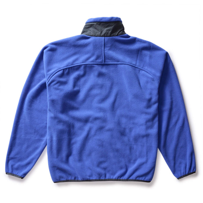 flatlay of The Trail Fleece in Alpine Dusk, from the back