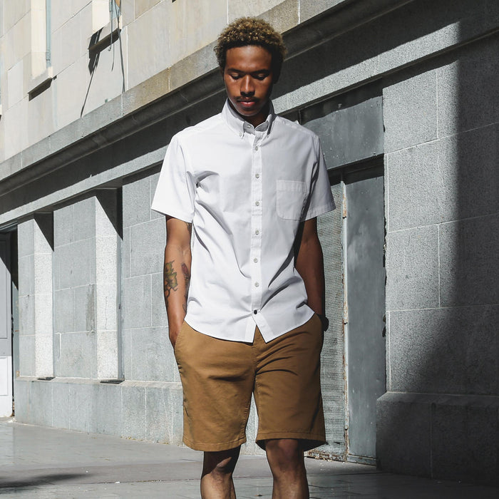 The Travel Short in British Khaki