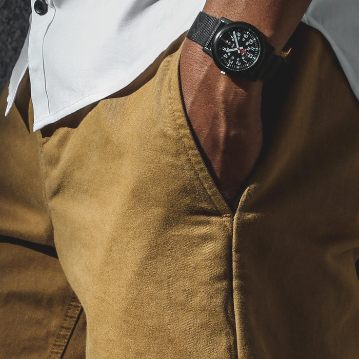 The Travel Short in British Khaki