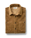 folded flatlay of The Utility Shirt in Bourbon Corduroy