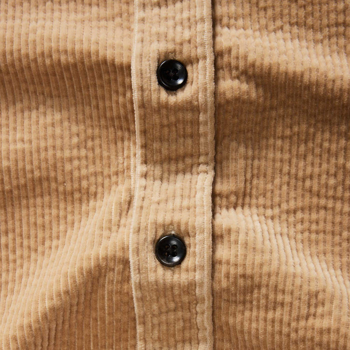 material shot of The Utility Shirt in Camel Corduroy