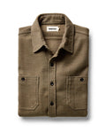 folded flatlay of The Utility Shirt in Cypress Sashiko