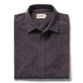 flatlay of The Utility Shirt in Dark Charcoal Heavy Bag