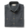 flatlay of The Utility Shirt in Dark Slate Heavy Bag