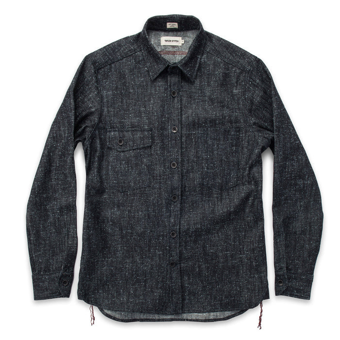 The Utility Shirt in Heavy Slub Denim