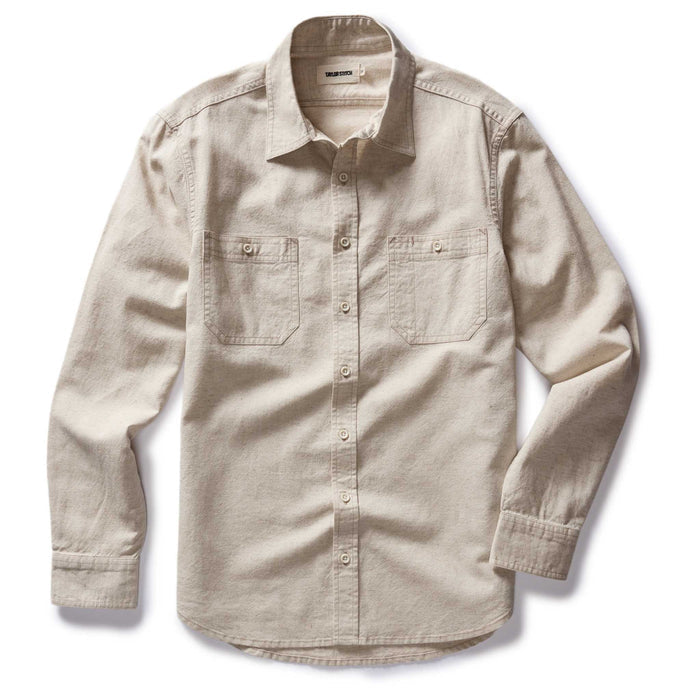 flatlay of The Utility Shirt in Natural Nep