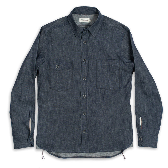 The Utility Shirt in Swift Mills Denim